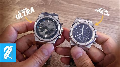 royal oak look alike|casio vs royal oak.